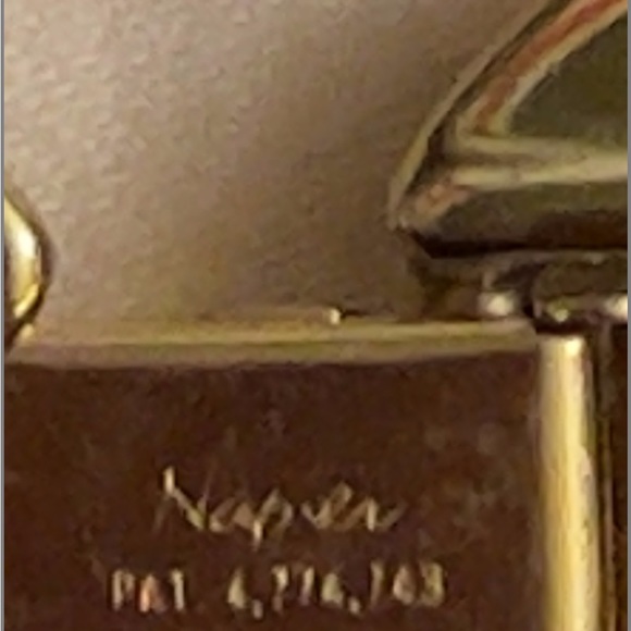 Vintage Napier High End Black Enamel and Gold Tone Couture Chunky Link Necklace - Picture 4 of 5